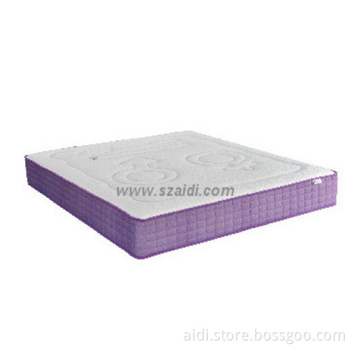 king size dreamland hotel latex foam pocket spring mattress /cool gel